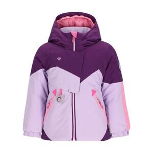 OBERMEYER GIRL'S LISSA JACKET (TODDLER/LITTLE KIDS/BIG KIDS) MOUNTAIN MIST 4T